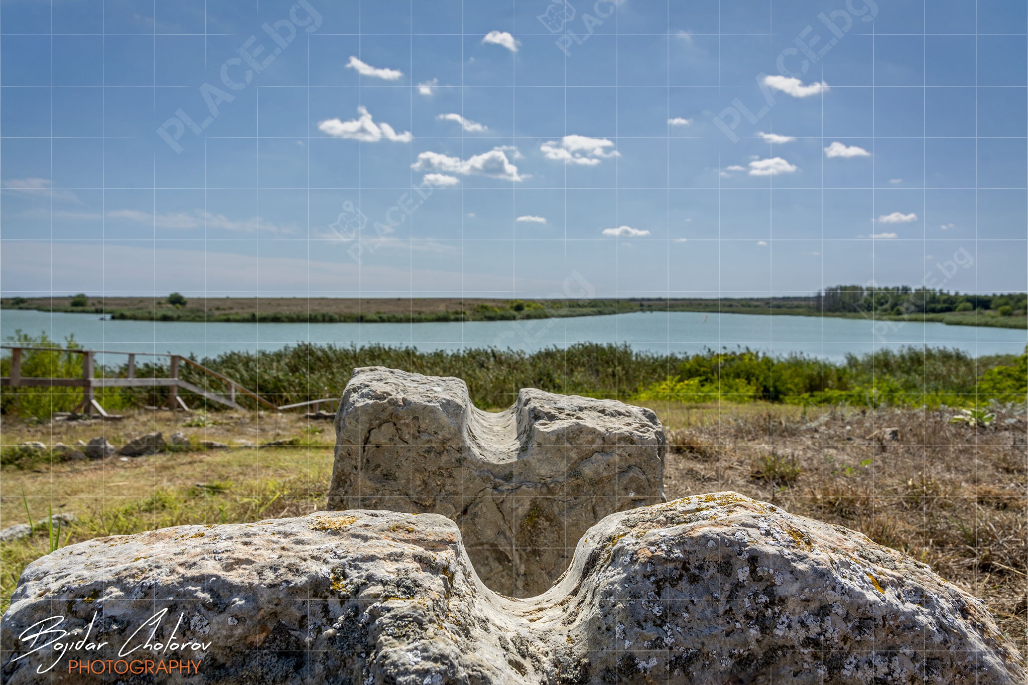 Дуранкулашко езеро, Големият остров - механично хромелно съоръжение