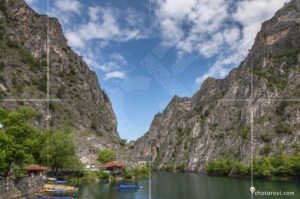 Езерото Матка до язовирната стена