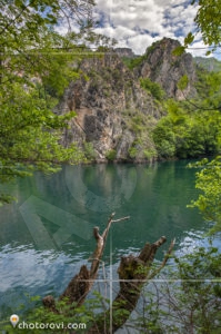 Гледка от пътеката по брега на езерото Матка