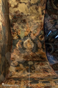 Погановски манастир - изображение на "Христос в ракета"