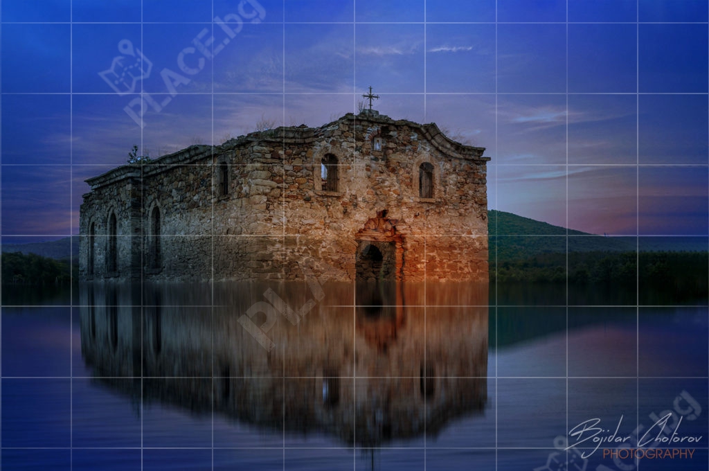 „Потопената църква“, язовир Жребчево