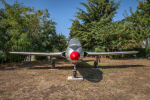 Учебно-тренировъчен самолет 64 L-29 с прякор &ldquo;Delfin&rdquo; в Авиомузей Бургас