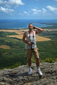 На панорамната площадка Бакърлъка