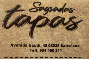 Sagradas tapas - горещо препоръчваме