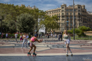 Площад Catalunya в Барселона
