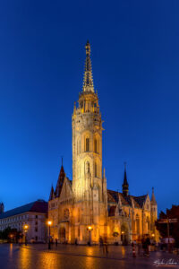 Нощна Будапеща - Църквата &bdquo;Св. Матияш&ldquo;