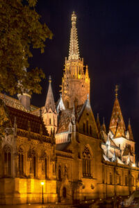 Нощна Будапеща - Църквата &bdquo;Св. Матияш&ldquo;