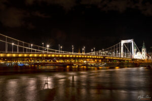 Нощна Будапеща - мост Елизабет