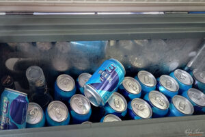 Хладилника на автобуса - винаги зареден със студени бири