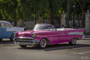 Класически американски ретро автомобили в Хавана, Куба