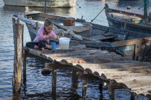 Залива на прасетата, Куба - рибарското пристанище в Playa Larga