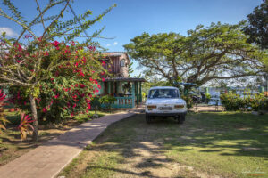 Залива на прасетата, Куба - крайбрежната улица на Playa Larga