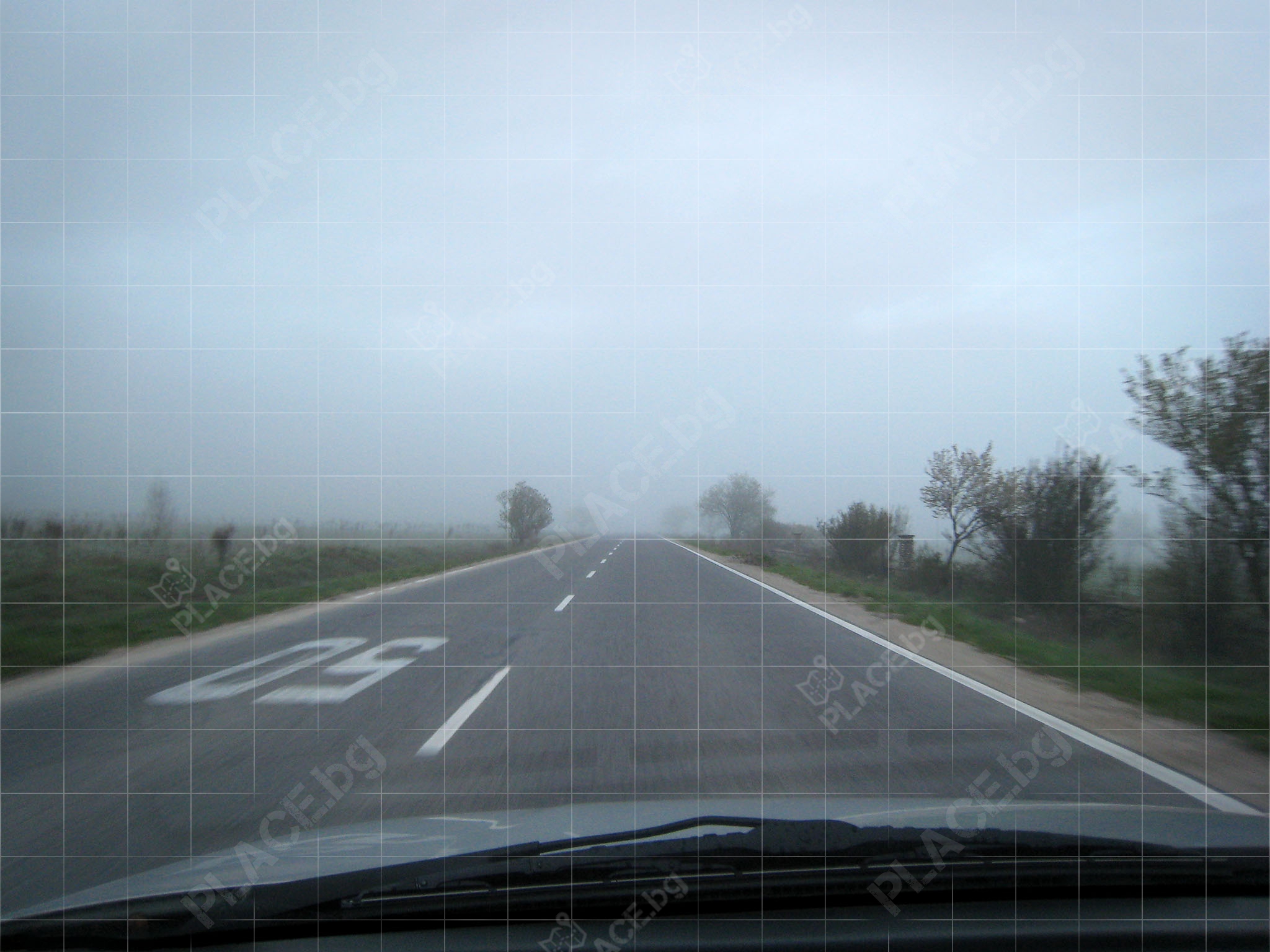 София - Гюешево - стелещата се мъгла крие пътят пред нас