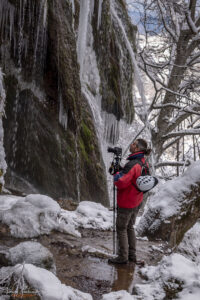 Етрополски водопад Варовитец - зад кадър