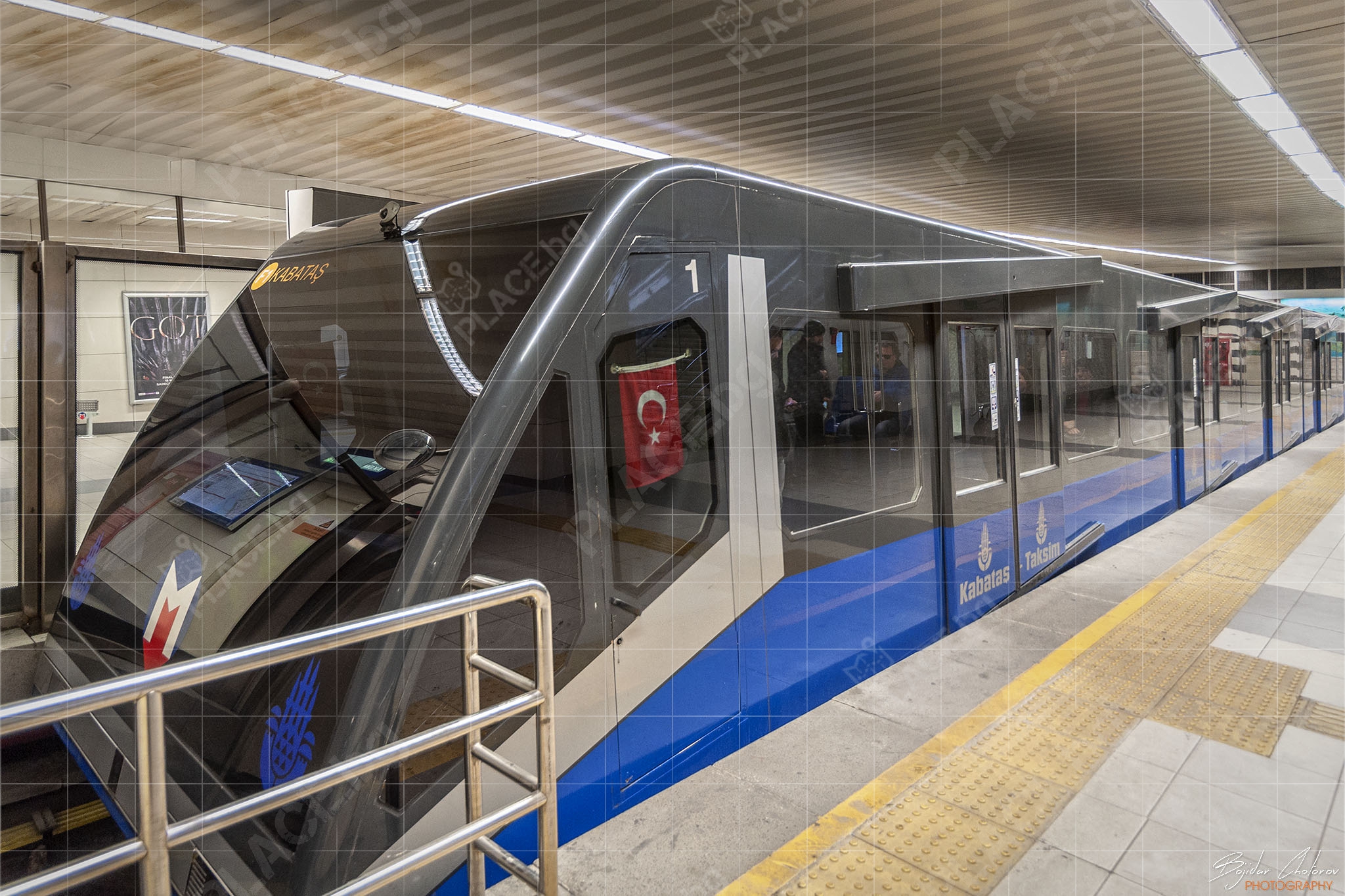 Фуникулярната линия F1 Таксим - Кабаташ