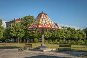 Огромната нощна лампа в Димитровград