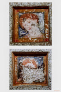 Изображения в касети 24 и 32 от тавана на гробница Оструша