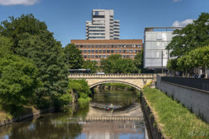 Мостът на Гьоте над река Лайне