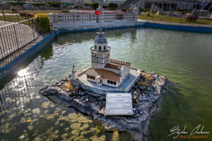 Парк "Мини Турция" - макет на Кулата на девицата (The Maidens Tower) в Истанбул