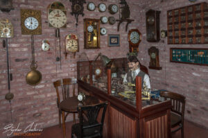 Възстановка на часовникарско ателие в музея Рахми М. Коч