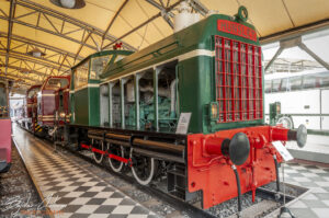 Реставриран дизелов локомотив в музеят Rahmi M. Ko&ccedil;