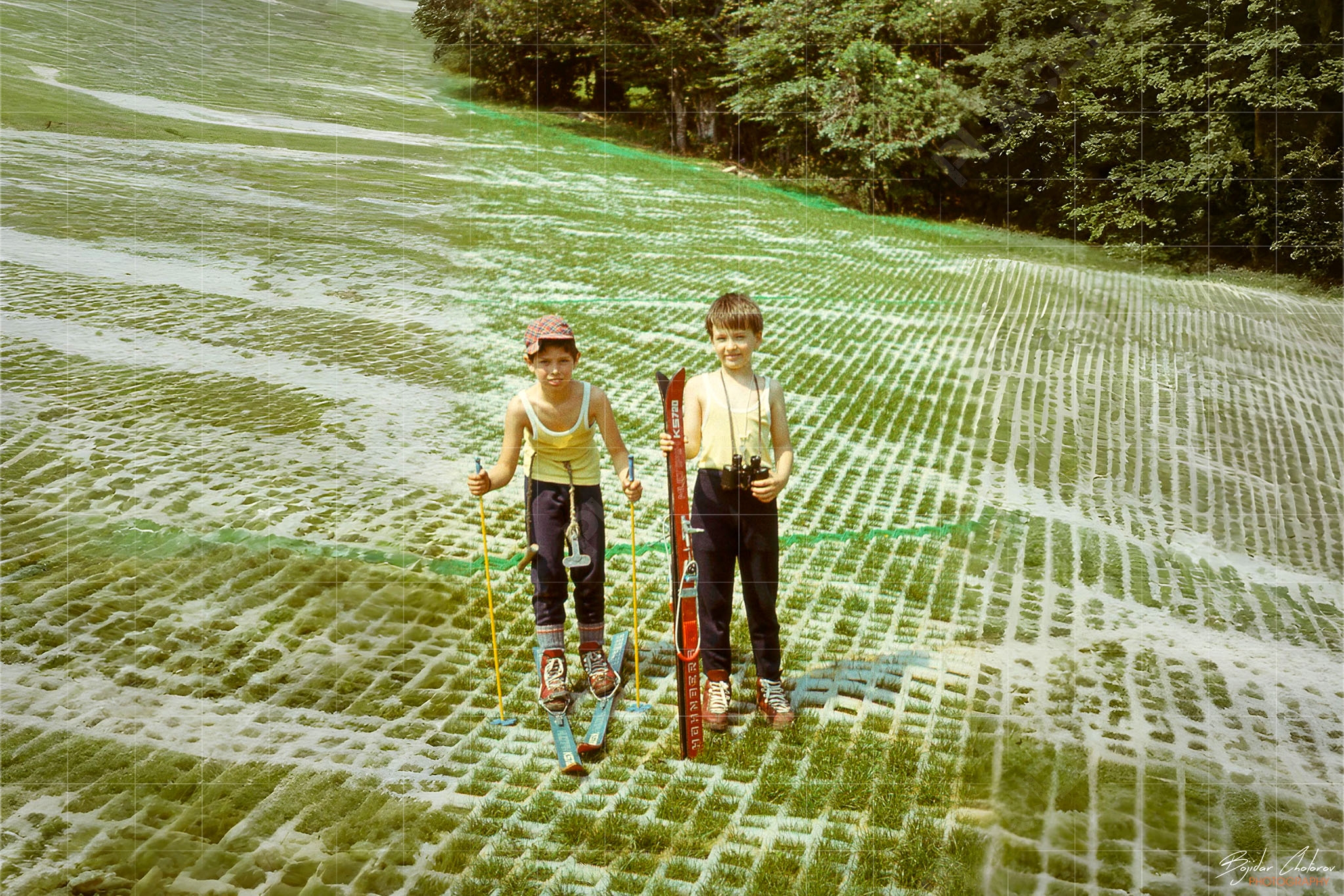 Изчезналата изкуствена лятна ски писта на Витоша