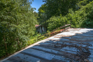 Стартовия наклон на лятната ски писта до Бай Кръстьо