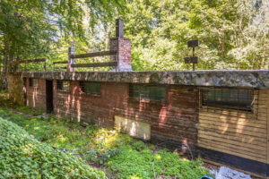 Обслужващите помещения в началото на изкуствената ски писта на Витоша