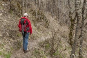 Оп пътеката към ждрелото на река Ерма край Трън
