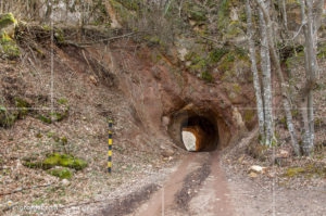 Един от тунелите по пътя към село Богойна