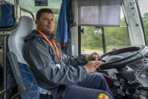 Железният ни шофьор. Това е човекът, който един път не се оплака и винаги беше с усмивка на лице.