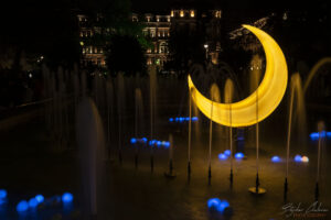 Фестивал на светлината Lunar - София - светлинната инсталация "ЛУННА НОЩ"