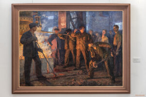 Леяри (1957) Атанас Жеков - Музей на социалистическото изкуство