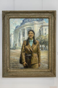 Картина "Корейска студентка" - Музей на социалистическото изкуство