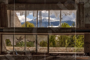 Поглед към Витоша от комплекс "Червено знаме"