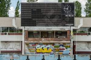 Електронното табло на комплекс "Червено знаме"