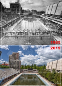 Национален плувен комплекс "Червено знаме" - тогава и сега