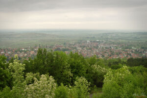 Поглед към Перущица от Паметника на трите поколения
