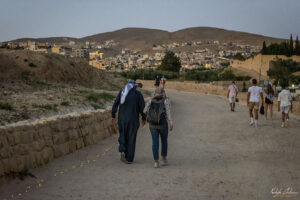 Пътеката към посетителкия център в Петра