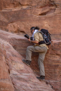 Изкачване по скалите в Петра