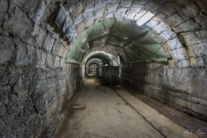 Входните галерии в подземния минен музей