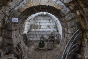 Подземен минен музей - суха зидария с метален крепеж