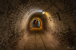 Подземен минен музей Перник - макет на кон за извоз на въглища (1896 - 1925г.)