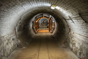 Подземен минен музей - дървени крепежи