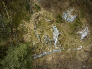 Птичи поглед към късноантичната крепост Шишманово кале