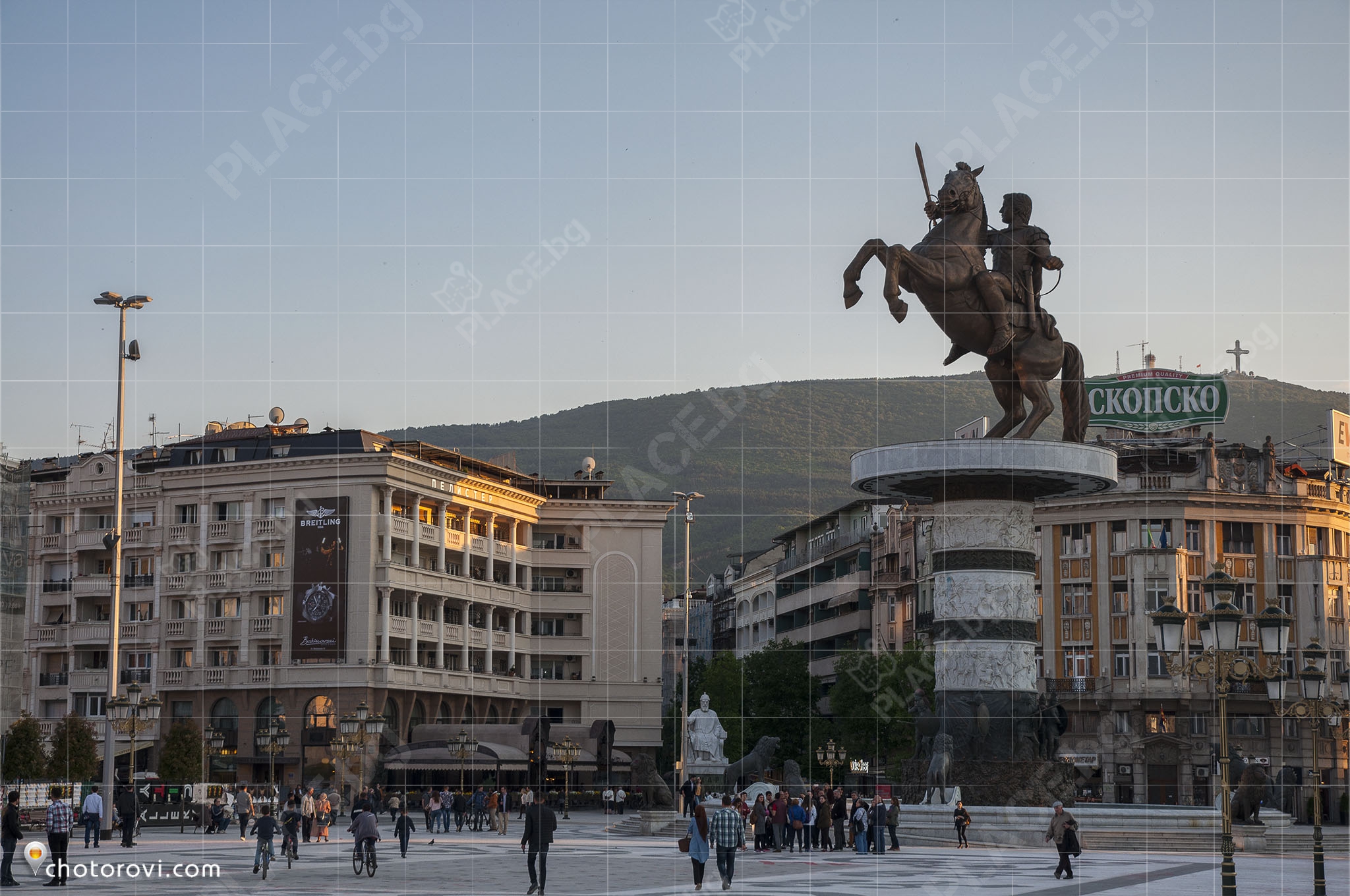 Скопие - Паметник-фонтан „Александар III Македонски”