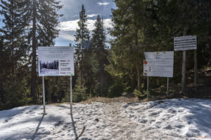 Началото на пътеката към Смолянската крепост