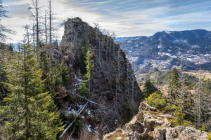 Смолянска крепост - изглед към долината