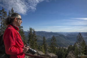 Смолянска крепост - панорамна гледка към Смолян