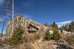 Смолянска крепост Калето - навес с наблюдателна площадка